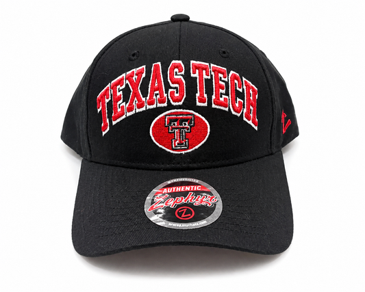 Texas Tech Red Raiders NCAA Zephyr Black Adjustable Snapback Hat