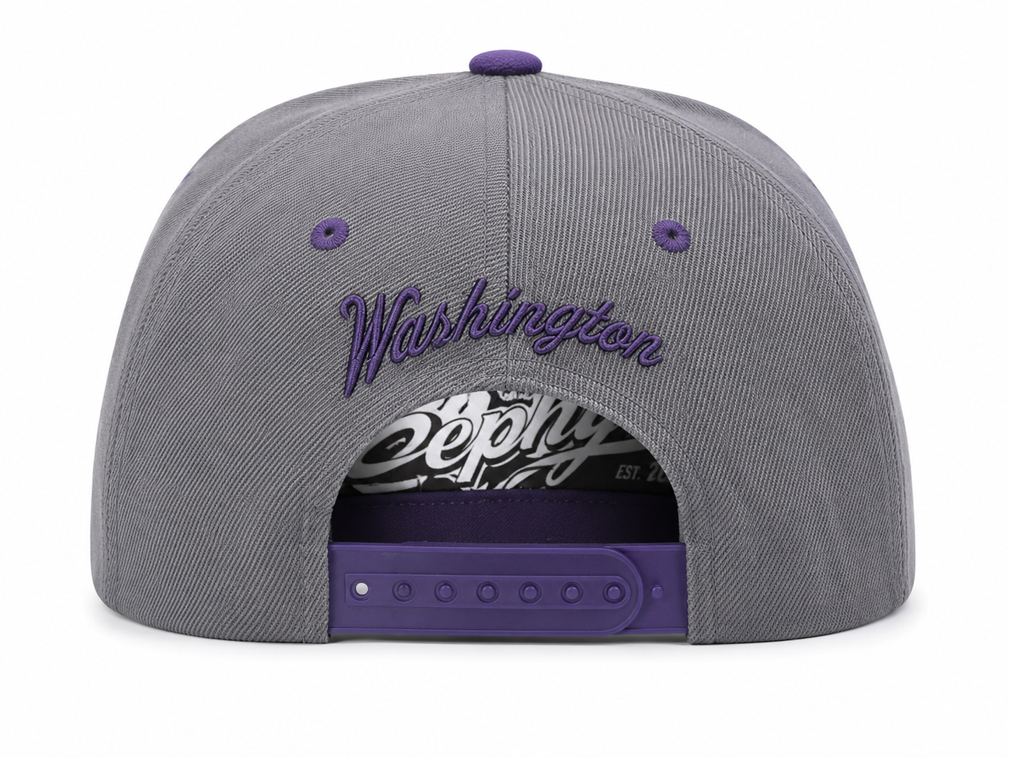 Zephyr Washington Huskies Z11 Flat Bill Snapback – Gray/Purple