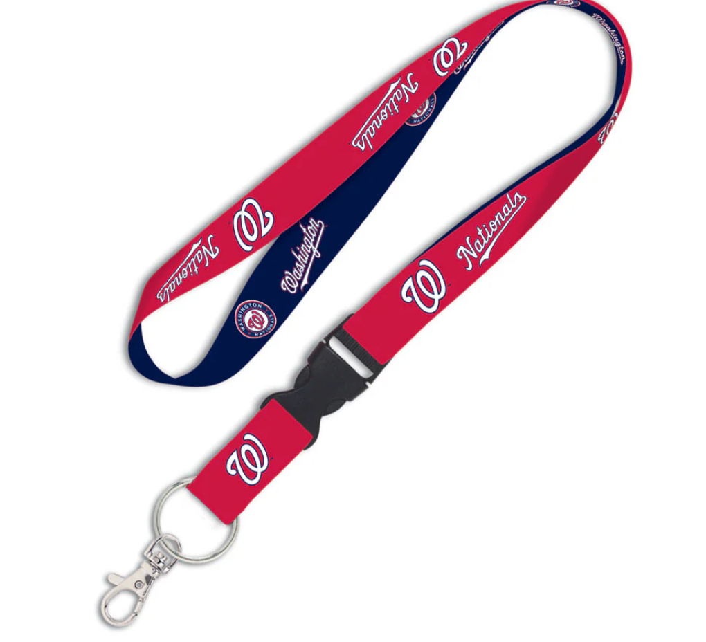 MLB NFL NCAA Team Lanyard Detachable Keychain