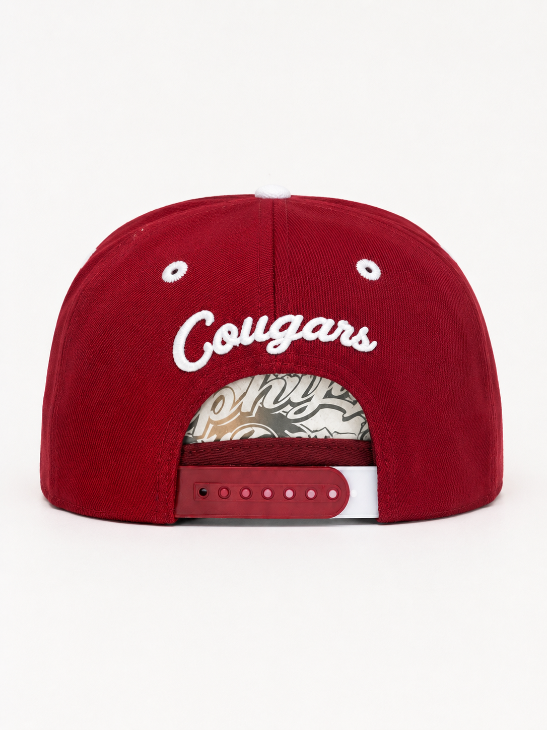 Washington State Cougars NCAA Zephyr Z1 Flat Bill Snapback Hat Crimson