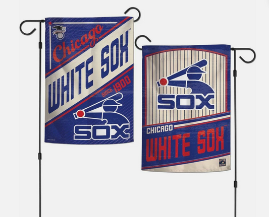 CHICAGO WHITE SOX COOPERSTOWN COLLECTION 12"X18" 2-SIDED GARDEN FLAG WINCRAFT