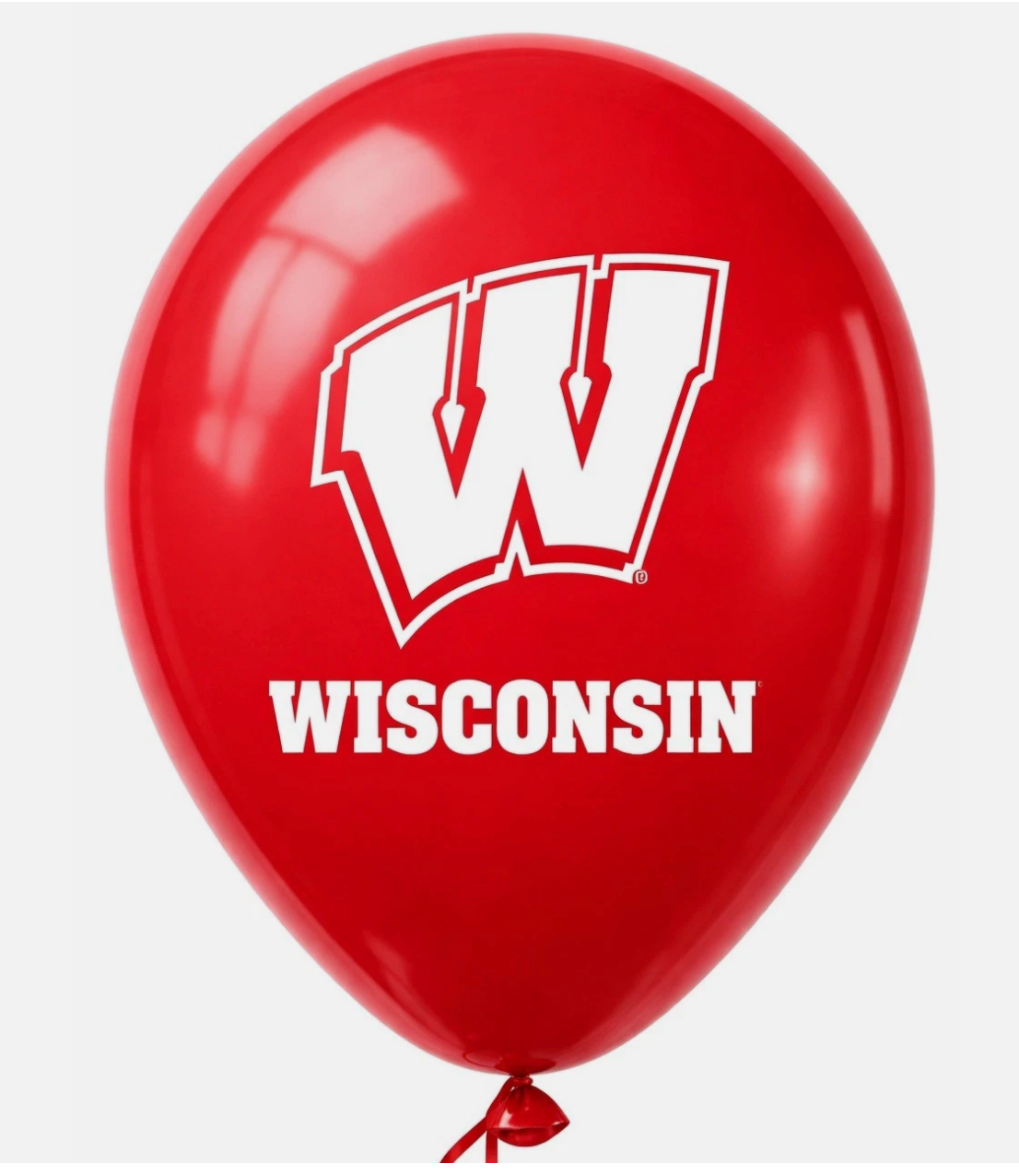 Wisconsin Badgers 11" Red Balloons Party Decorations (Pack of 10). NEW