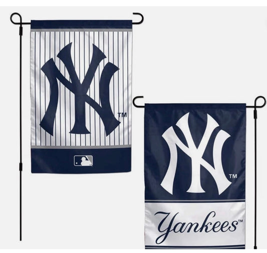 MLB New York Yankees Garden Flag Double Sided MLB Yankees Premium Yard Flag