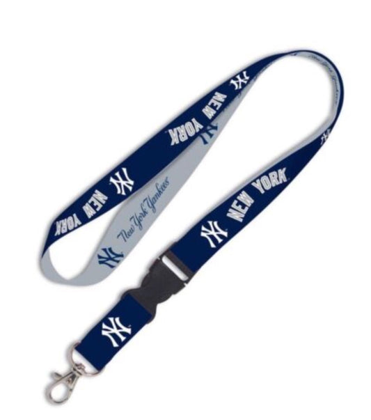 New York Yankees Detachable Lanyard Keychain MLB